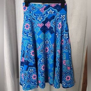Midi skirt with pockets